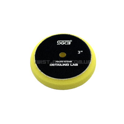 Полірувальний круг SGCB Buffing Foam Pad Yellow Ø75 mm З поролону середньої твердості, Ø80/90 мм