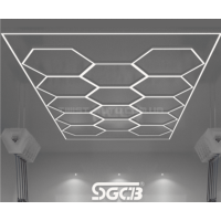 Стельовий світильник SGCB Hexagonal Grid Light Багатоцільового використання Стельовий світильник SGCB Hexagonal Grid Light Багатоцільового використання