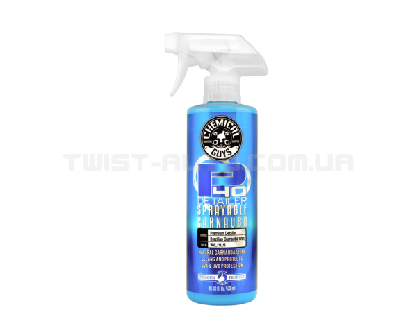 Квік-детейлер Chemical Guys P40 Quick Detail Spray Natural Carnauba Shine Для очищення, захисту та блиску