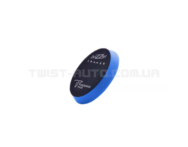 Полірувальний круг ZviZZer Thermo Pad Blue Ø55 mm З поролону середньої твердості, Ø55/70 мм