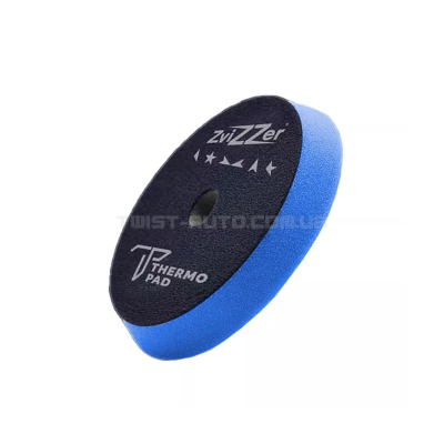 Полірувальний круг ZviZZer Thermo Pad Blue Ø125 mm З поролону середньої твердості, Ø140/125 мм