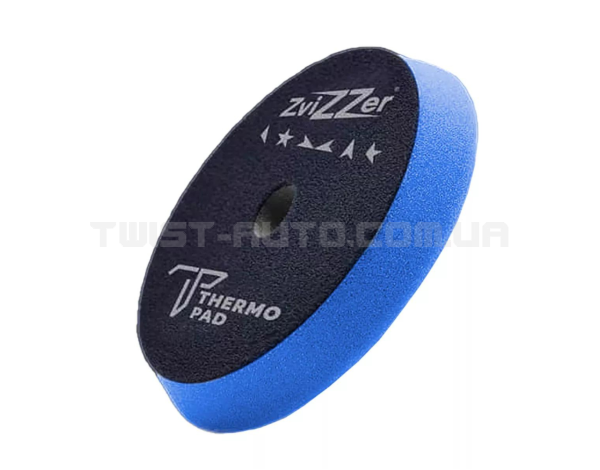 Полірувальний круг ZviZZer Thermo Pad Blue Ø150 mm З поролону середньої твердості, Ø150/160 мм