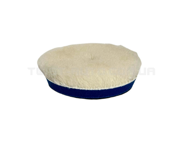 Полірувальний круг ZviZZer Thermo Wool Pad Blue for Rotary Ø80 mm З шерсті середньої жорсткості, Ø80/90 мм