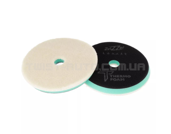 Полірувальний круг ZviZZer Thermo Wool Pad Green for D-A Ø125 mm З жорсткої шерсті, Ø125/140 мм