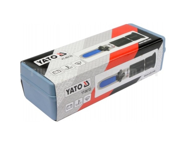 Рефрактометр антифризу, електроліту та омивача скла YATO YT-06722