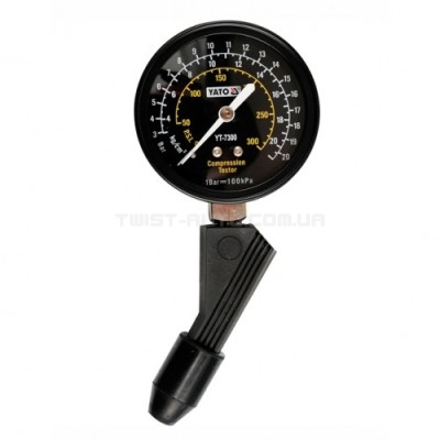 Компресометр для бензинових двигунів, тиск (макс.): 21 бар YATO YT-7300