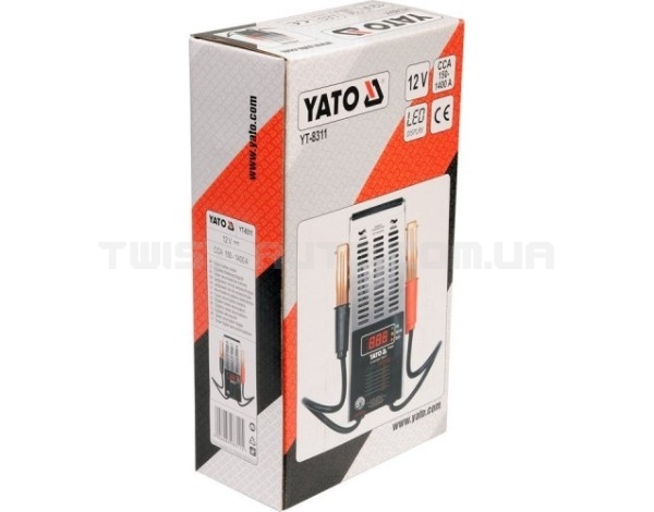 Цифровий акумуляторний тестер 12V YATO YT-8311
