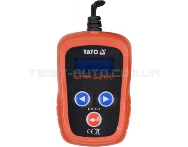 Тестер акумуляторний цифровий 12 В YATO YT-83113