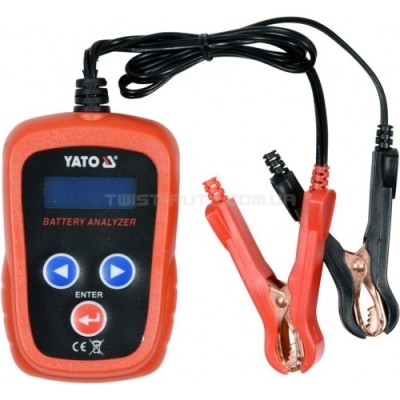 Тестер аккумуляторный цифровой 12 В YATO YT-83113 - YT-83113