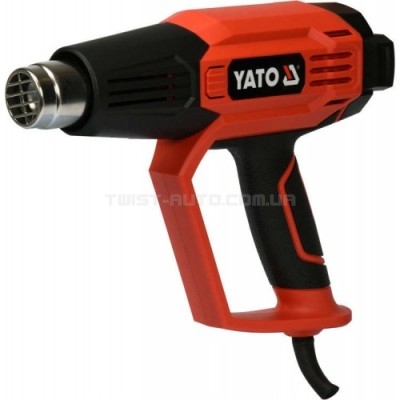 Фен технічний 2 кВт, 50-600°C, 250-500 л/хв, 7режимів, функція паяння та охолодження YATO YT-82295