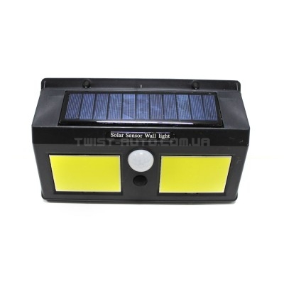 Світильник світлодіодний на сонячній батареї з датчиком руху (5.5V, 1.2W, 18650Li, 3.7V, 1200mAh, 40