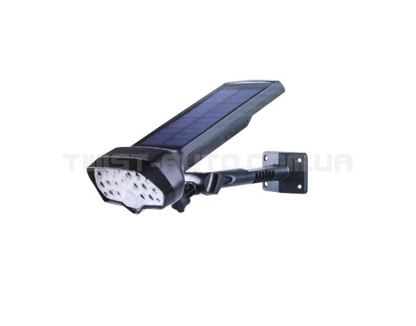 Світильник світлодіодний настінний на сонячній батареї з датчиком руху (17 світлодіодів SMD)