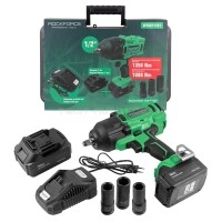 Гайковерт ударний акумуляторний + набір головок Rock Force RF-WT02F1161