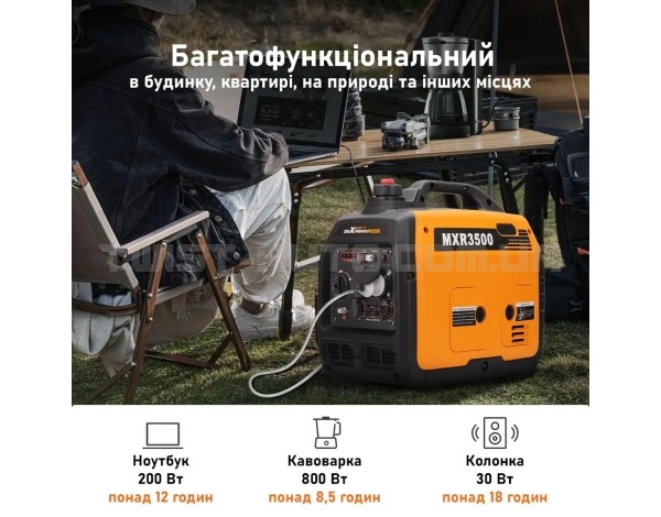 Інверторний генератор Maxpeedingrods MXR3500
