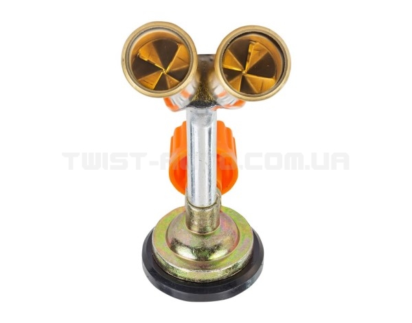 Резак с двойным соплом на цанговый баллон (T-1300гр., угол поворота сопла 360гр.), в блистере ROCKFORCE RF-245GB Резак с двойным соплом на цанговый баллон (T-1300гр., угол поворота сопла 360гр.), в блистере ROCKFORCE RF-245GB
