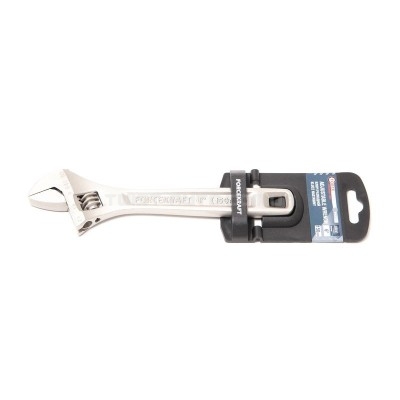 Ключ розвідний Profi CRV 15''-375мм (захоплення 0-45мм), на пластиковому тримачі FK-649375