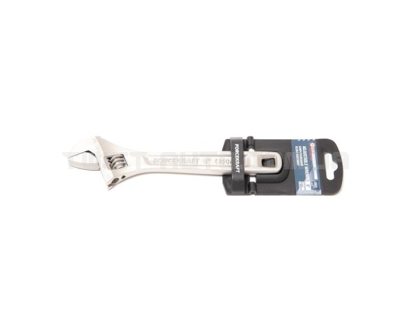 Ключ розвідний Profi CRV 15''-375мм (захоплення 0-45мм), на пластиковому тримачі FK-649375