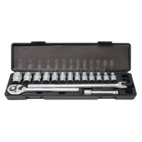 Набор инструментов 1/2" 17пр. (6гр)(10-27мм)  Forsage F-4172-5 