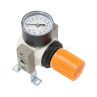 Регулятор тиску повітря з індикатором "Profi" 1/4''(F)X1/4''(F) (0-16BAR) Регулятор тиску повітря з індикатором "Profi" 1/4''(F)X1/4''(F) (0-16BAR)