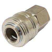 Быстроразъем пневматический с клапаном, внутренняя резьба 1/4'' ForceKraft FK-SE1-2SF