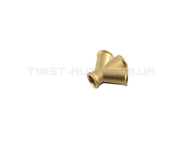 Перехідник W-подібний 1/4" внутрішнє різблення (в блістері)