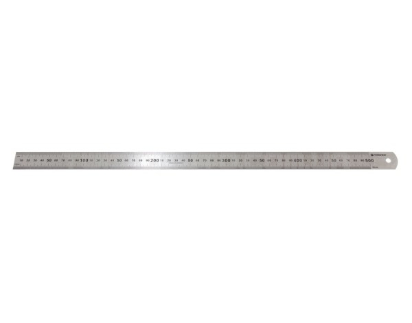 Линейка металлическая измерительная с таблицей перевода 300мм Forsage F-5096P30