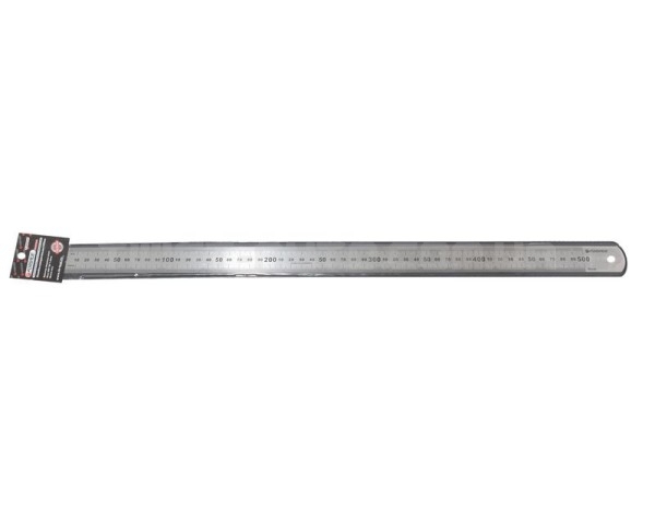 Линейка металлическая измерительная с таблицей перевода 300мм Forsage F-5096P30