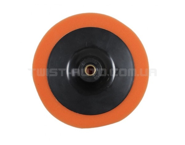 Губка для полірування на диску 180мм (М14) (колір оранжевий)