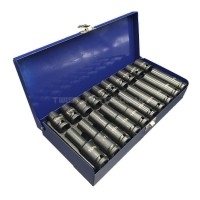 Головки ударные 1/2 10-19 мм (20 шт.) пластиковый кейс Falon-Tech FT2012