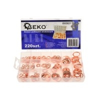 Набір мідних шайб 220 шт Geko G02821 Набір мідних шайб 220 шт Geko G02821