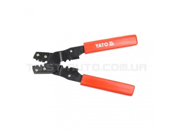 Инструмент для обжима и зачистки изоляции проводов, длина: 180мм YATO YT-2256 - YT-2256