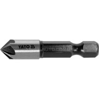 Зенкер конічний по металу YATO: HSS, Ø= 8.3 мм, l= 40 мм, 5 граней, HEX-1/4"