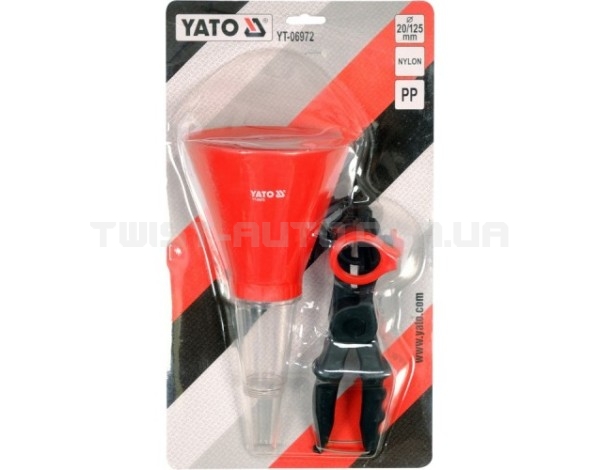 Лійка для моторного масла універсальна з утримувачем YATO, Ø= 125/20 мм YATO YT-06972