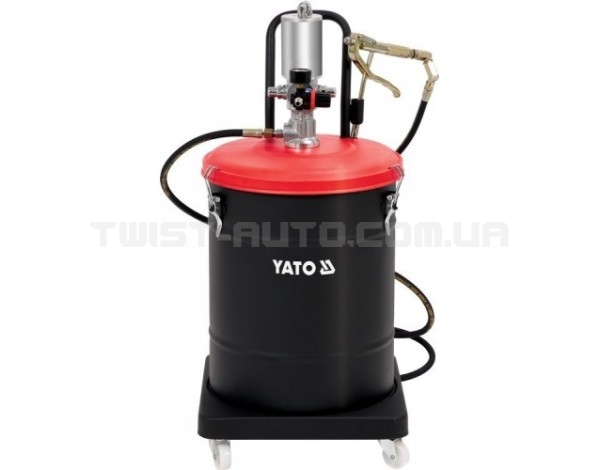 Установка пневматична 45 л для подачі масла під високим тиском 400 бар YATO YT-07069