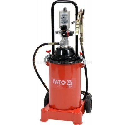Установка пневматична 12 л для подачі масла під високим тиском 400 бар YATO YT-07067