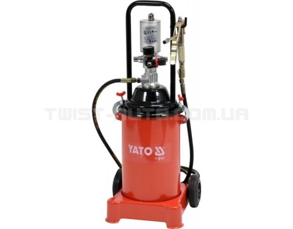 Установка пневматична 12 л для подачі масла під високим тиском 400 бар YATO YT-07067