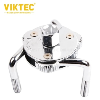 Ключ для зняття масляного фільтра трилапий 65~110мм VIKTEC VT01228