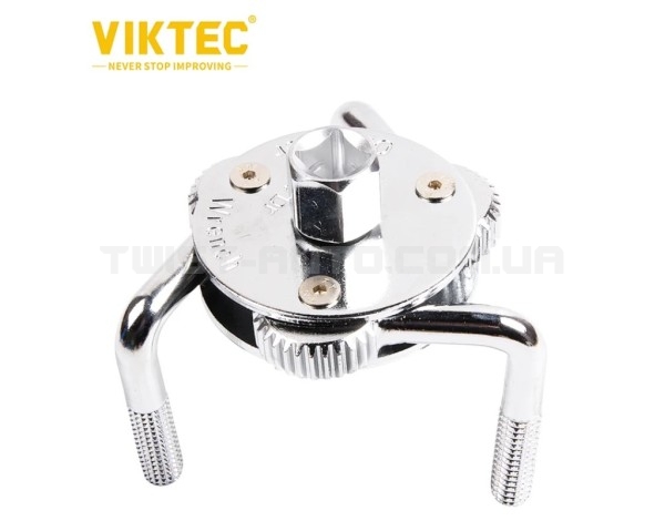 Ключ для снятия масляного фильтра трехлапый 65~110мм VIKTEC VT01228