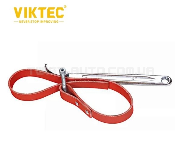 Ключ для снятия масляного фильтра ременной 30-160мм VIKTEC VT18200A
