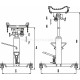 Стійка телескопічна трансмісійна 500кг TJ490 JTC