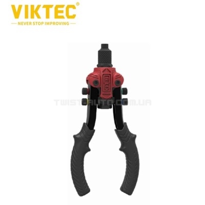 Заклёпочник для вытяжных заклёпок 2.4, 3.2, 4.0, 4.8, 6.4мм VT17742 VIKTEC VT17742