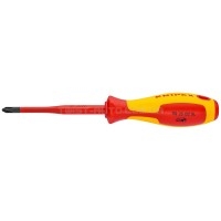 Викрутка для гвинтів з хрестовим шліцом Pozidriv KNIPEX 98 25 01 SL | 98 25 01 SL