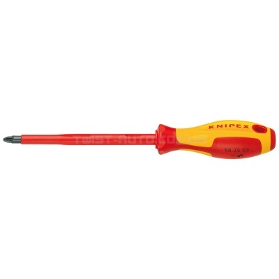 Викрутка для гвинтів з хрестовим шліцом Pozidriv 98 25 02 KNIPEX 98 25 02