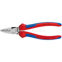 Інструмент для обтиску тонкостінних контактних гільз KNIPEX 97 72 180 | 97 72 180 Інструмент для обтиску тонкостінних контактних гільз KNIPEX 97 72 180 | 97 72 180