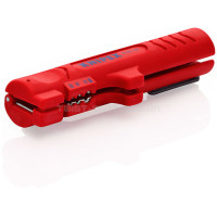 Інструмент для зняття оболонки з плоского та круглого кабелю KNIPEX 16 64 125 SB | 16 64 125 SB Інструмент для зняття оболонки з плоского та круглого кабелю KNIPEX 16 64 125 SB | 16 64 125 SB