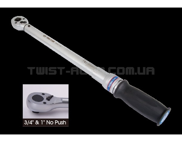 Ключ динамометрический 1" 200-1000 Nm двойная установка, резиновая ручка | 34862-1DG