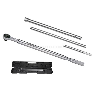 Ключ динамометрический 1" 500-2500 NM двойная установка, резиновая ручка | 34862-3FF