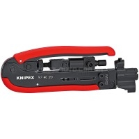 Компресійний інструмент для штекера на коаксіальний кабель KNIPEX 97 40 20 SB | 97 40 20 SB