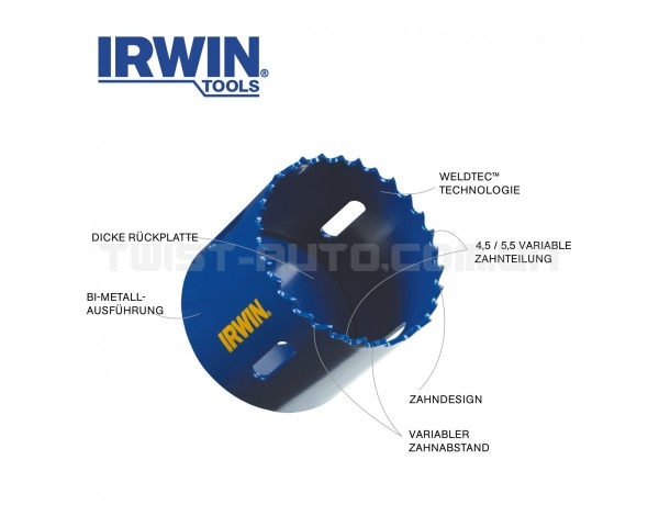Коронка по металлу IRWIN биметаллическая 27 мм 1-1/16" | 10504170