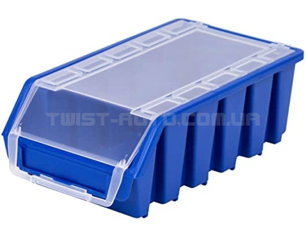 Лоток сортировочный с крышкой, размеры 116 x 212 x 75 Ergobox 2L plus blue | ERG2LPNIEPG001